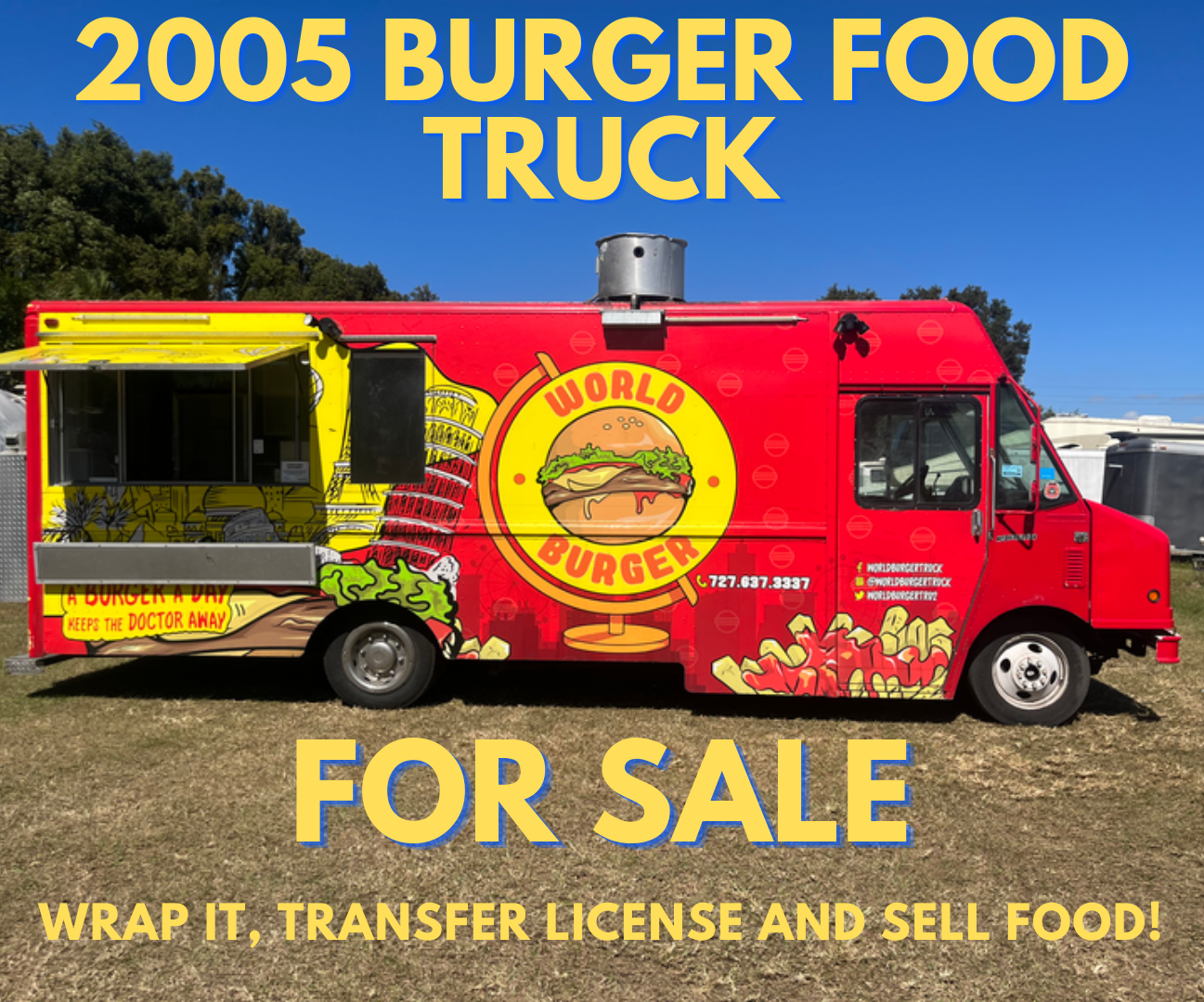 Burger Food Truck For Sale
