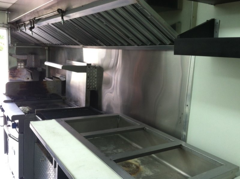 Interior View of Food Truck