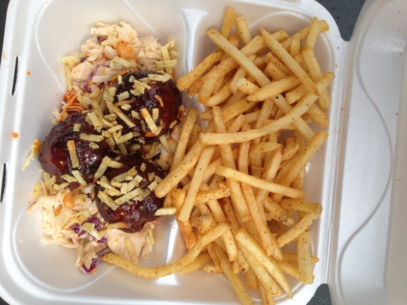 Meatballs and Fries from Food Truck Meatballs and Fries