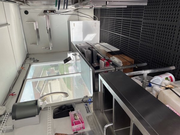 Used Food Truck For Sale in FL Food Truck For Sale Serving Window Interior