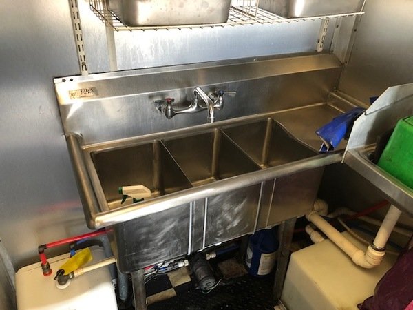 Food Truck Three Compartment Sink Three Comp Sink Food Truck