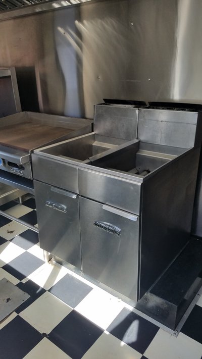 Fryers in Used Food Truck for Sale Florida Fryers