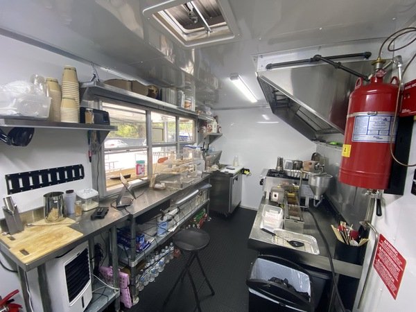 Food Cart For Sale Inside Interior of Food Cart For Sale