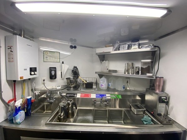 Florida food trailer for sale kitchen Inside of Food trailer for sale in florida