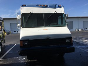 Empty Food Truck for Sale Front View of Food Truck for Sale