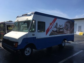 Empty Food Truck for Sale Side View of Food Truck For Sale