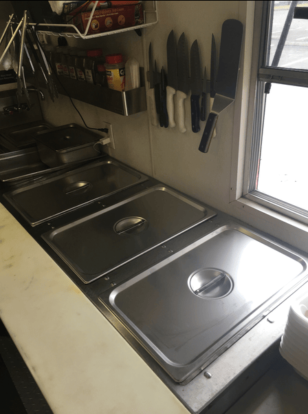 Steam Table in Food Trailer for Sale