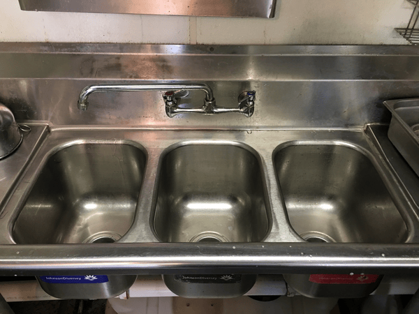 3 Compartment Sink in Husky Cargo Florida 3 Compartment Sink in Husky Cargo