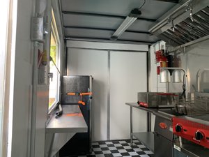 Interior View of Food Trailer Tampa Florida For Sale Interior View of Food Trailer