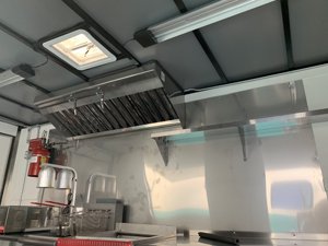 Interior of Food Trailer for Sale