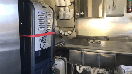 Sink and Coffee Maker