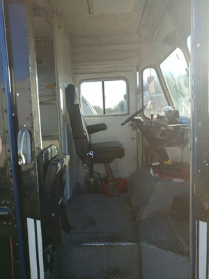 Drivers Seat View of Food Truck for Sale in Tampa Drivers Seat View