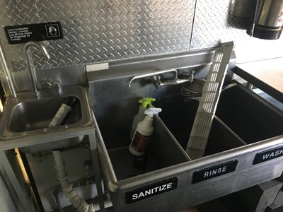 Chevy 1977 Food Truck for Sale Tampa, Florida Hand Washing Sinks in Food Truck