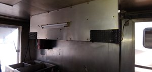 Wall View of Food Trailer for Sale in Tampa Wall View