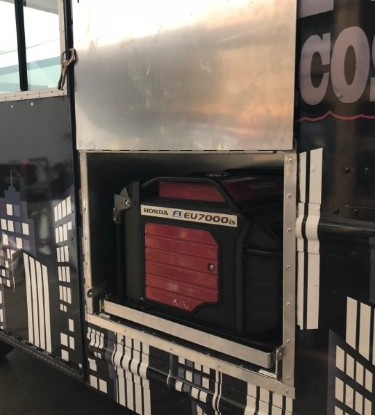 Customer Generator Cabinet Food Truck Generator Cabinet