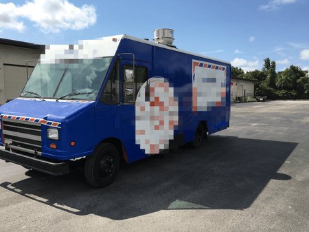 Right exterior or Food Truck
