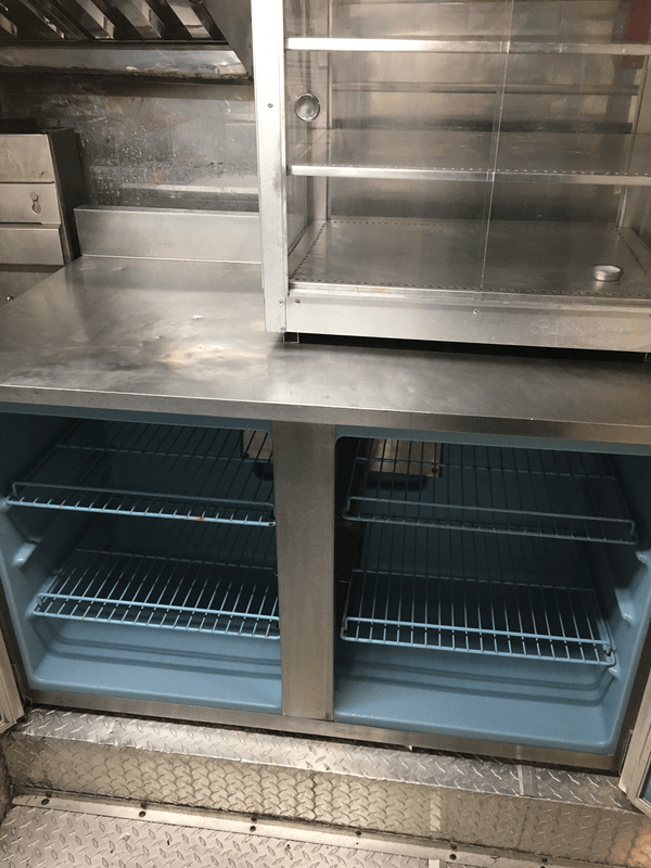 Cooler and Shelving