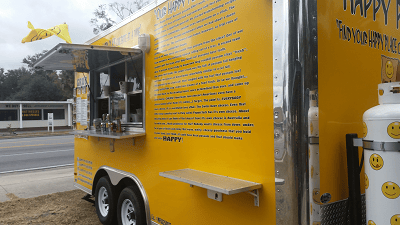 Exterior of Food Trailer for Sale Florida Exterior of Food Trailer for Sale