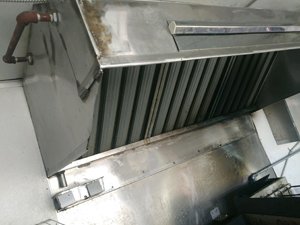 Hood above Grill on Food Truck for Sale in FL Hood above Grill