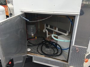 Water system in food trailer