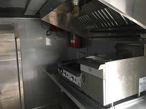 Food Trailer for sale in Florida Inside Trailer