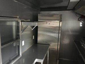Food Trailer for sale in Florida Inside of the trailer
