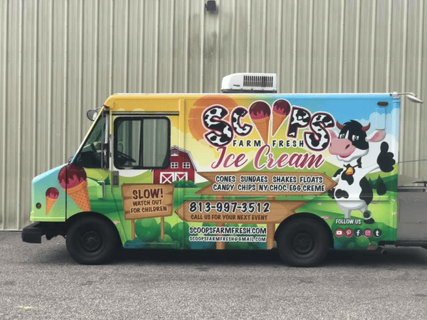 used ice cream van