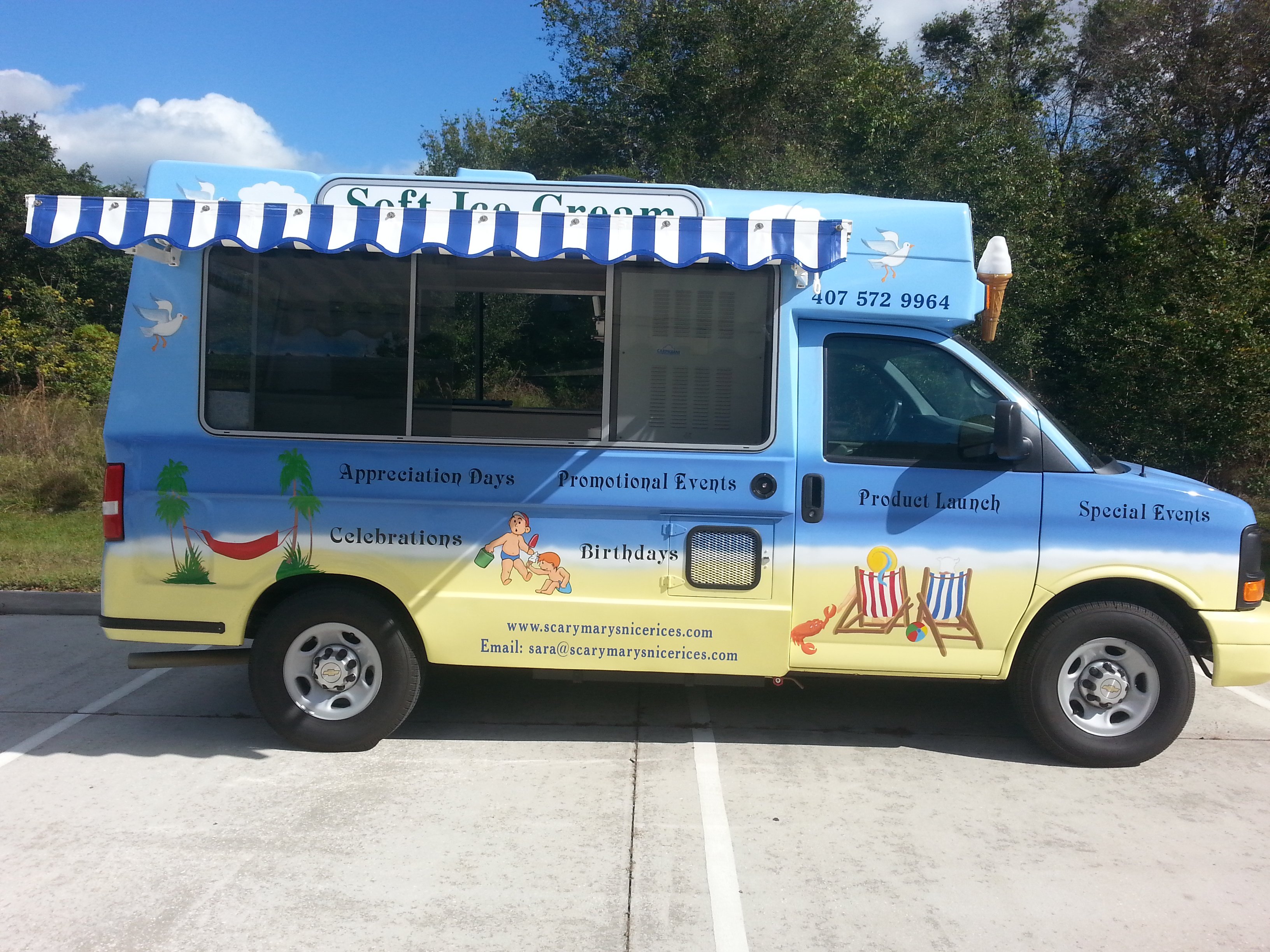 second hand ice cream van for sale