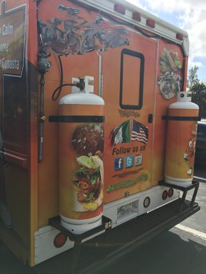 Back View of Food Truck For Sale
