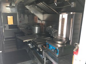 Used Food Truck for Sale in Florida Interior View of Food Truck