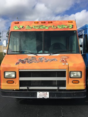 Food Truck for Sale in Tampa Florida Front View of Food Truck for Sale