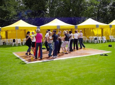 Mobile Dance Floor for Rent in Tampa, Florida Daytime Photo of Mobile Dance Floor