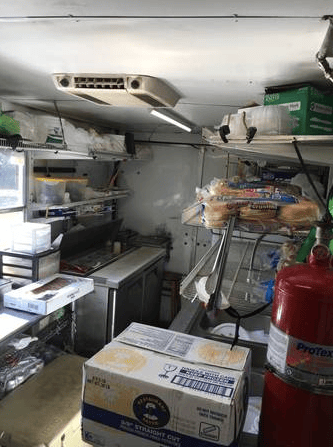 Food Truck for Sale in Tampa Florida Interior View of Food Trailer
