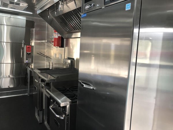 BBQ Food Trailer For Sale with Cookline and Smoker
