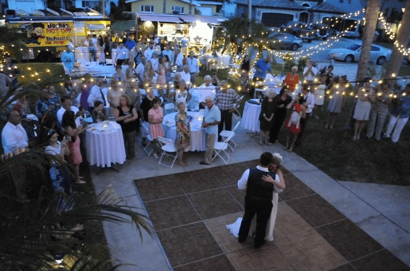 Mobile Dance Floor for Rent in Tampa Florida Mobile Dance Floor at Night
