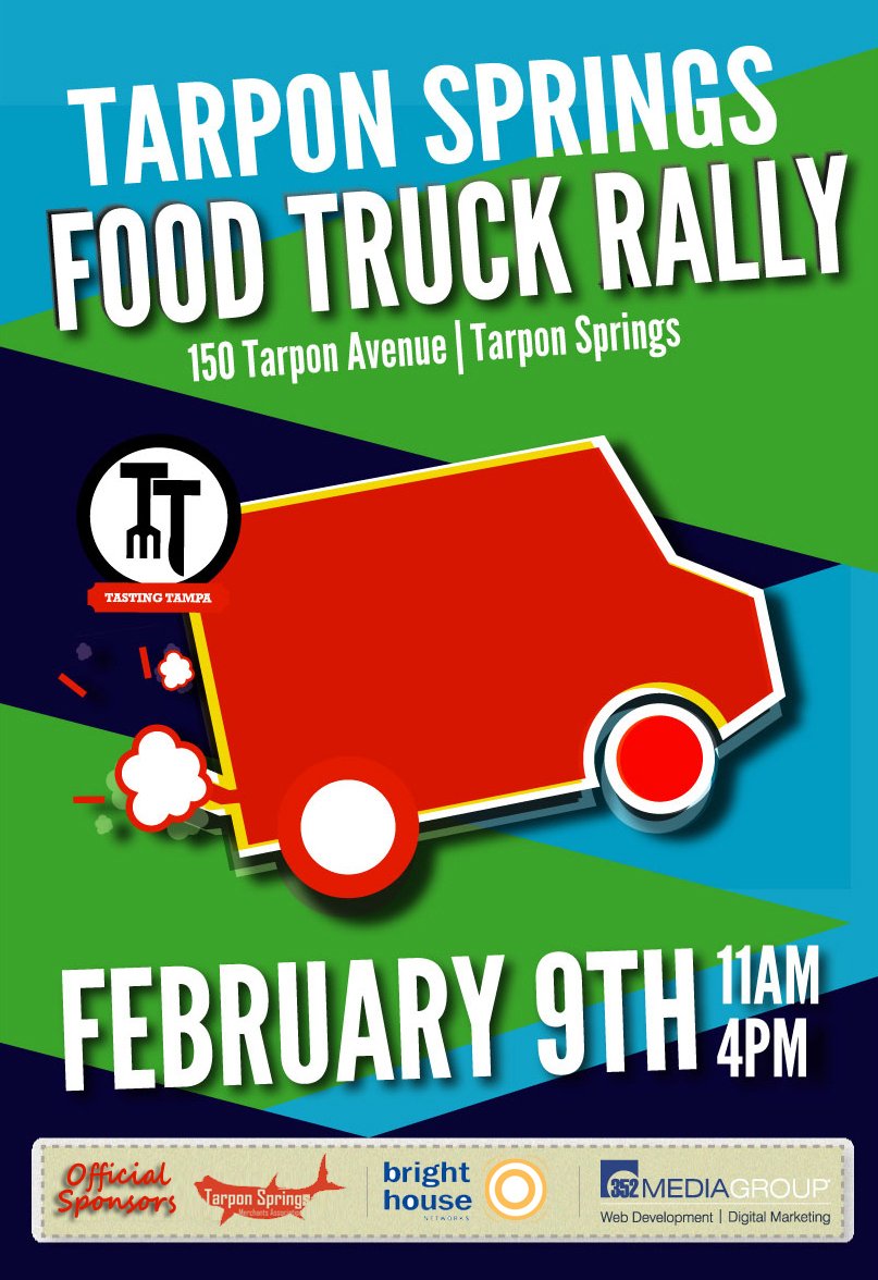 Tarpon Springs Food Truck Rally February 9th Tarpon Springs Food Truck Rally February 9th