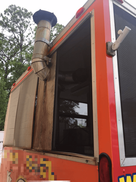 Back and Exhaust of 2014 Trailer