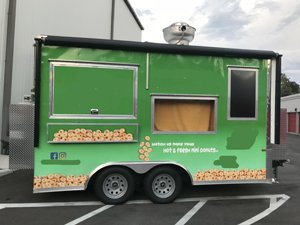 Used Green Donut Trailer for Sale in Tampa, Florida Used Green Donut Trailer for Sale