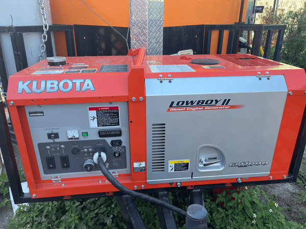 Food trailer for sale with Kubota Generator Kubota Generator