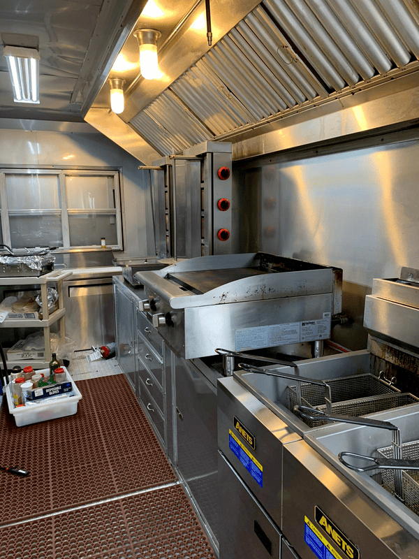 Kitchen of food trailer for sale Kitchen of food truck for sale