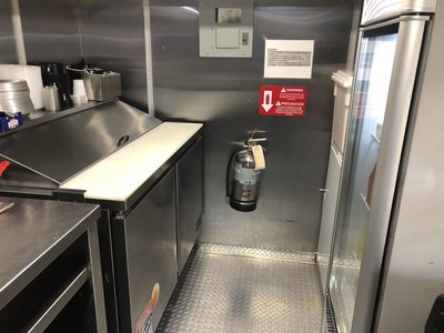 2016 Food Trailer for Sale in Tampa Florida Inside view of Food Trailer for Sale