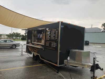 Outside of Food Trailer for Sale in Tampa Florida Outside of Food Trailer