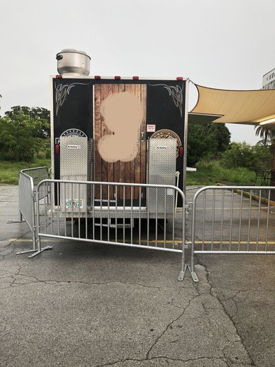 Food Trailer for Sale in Tampa Florida Back View of Food Trailer for Sale