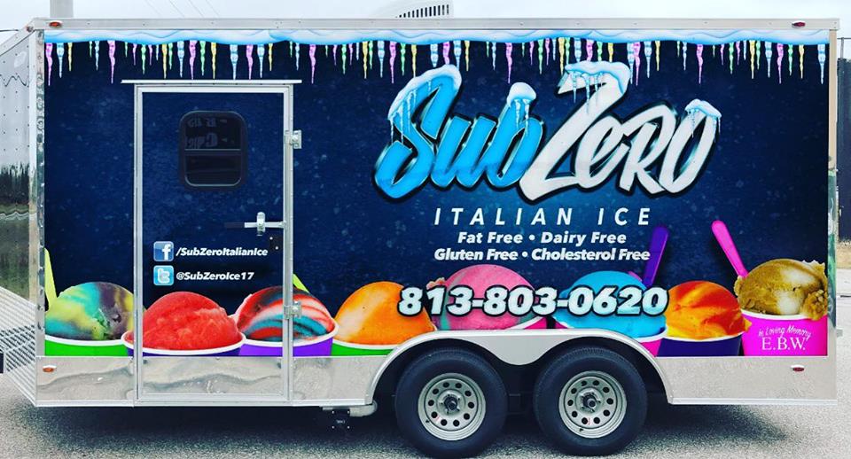 Sub Zero Italian Ice Tampa Bay Food Trucks