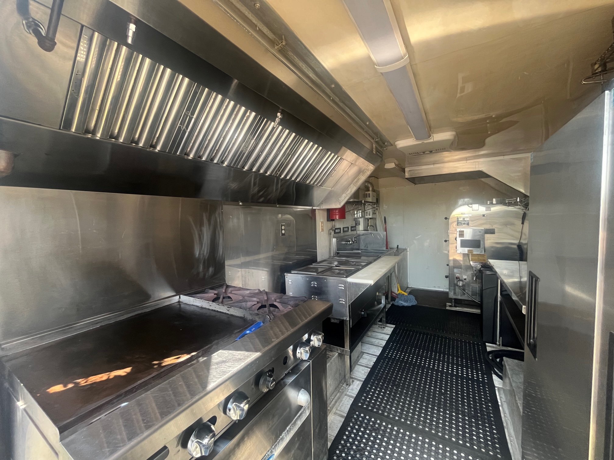 Inside a Food Truck Food Truck Kitchen