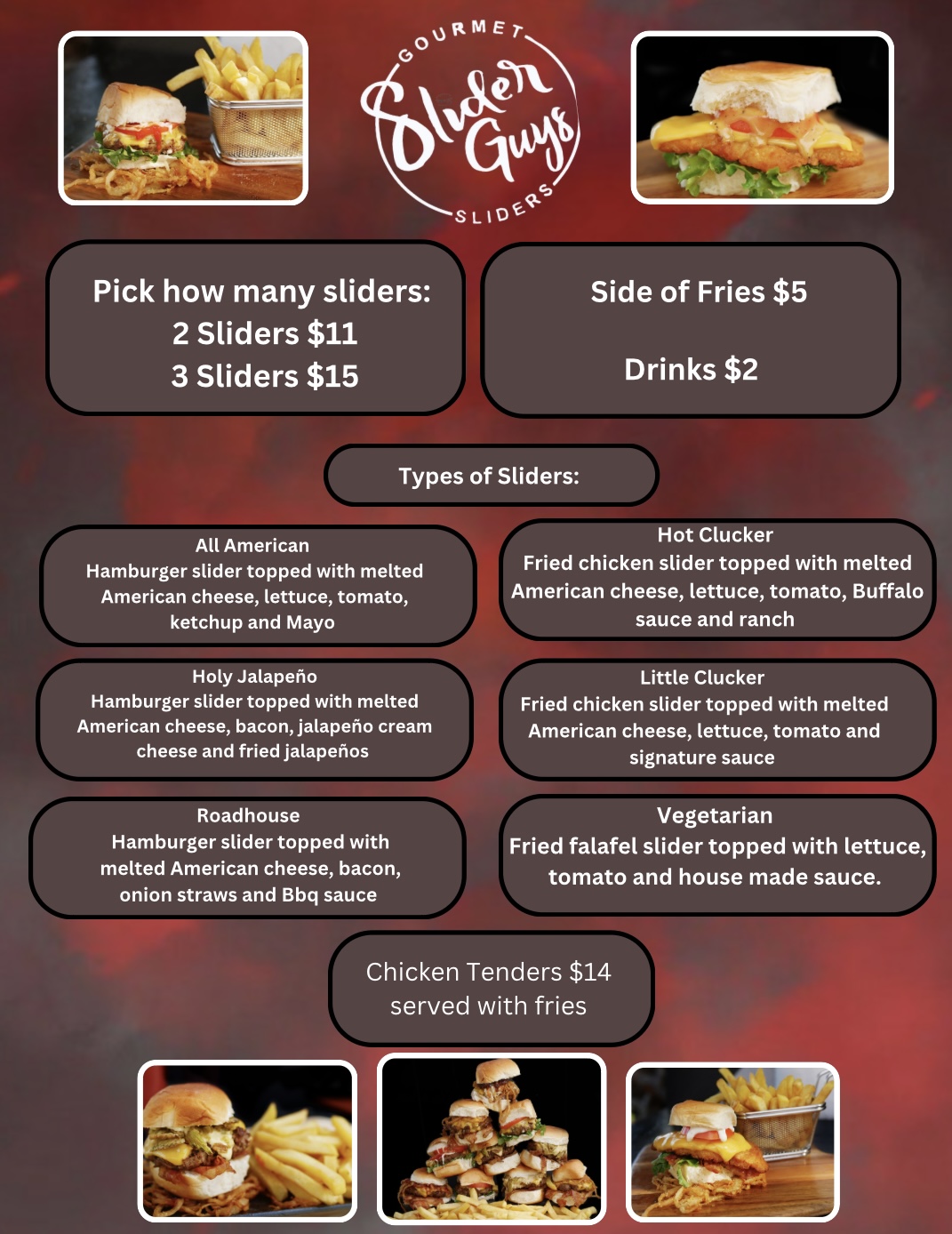 Menu for Slider Guys Slider Guys Menu